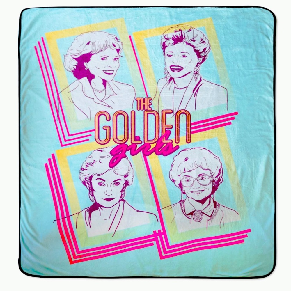 Golden girls throw blanket